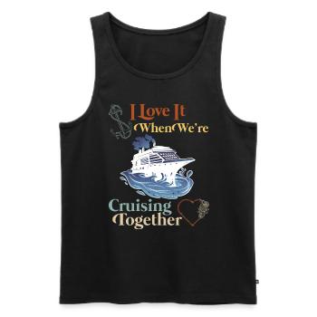 Croisière ensemble Vacances de printemps - Débardeur bio Premium Homme - noir - Devant - Michal (187cm)