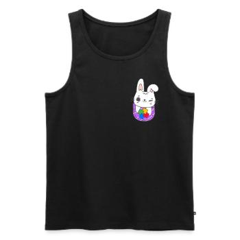 Autism Neurodiversity Kindness - Men's Premium Organic Tank Top - black - Front - Michal (187cm)