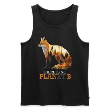 There is no Planet B endangered species - Men's Premium Organic Tank Top - black - Front - AI Model Male 178 light (178cm)