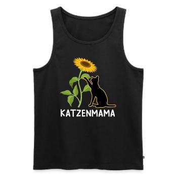 Katzenmama Kitten Katzenbesitzer I love Cats - Männer Premium Bio Tank Top - Schwarz - Vorne - Michal (187cm)