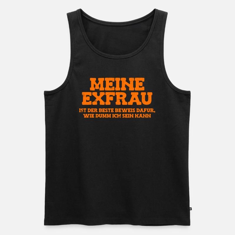 Scheidungsparty Finally Divorced Scheidung - Männer Premium Bio Tank Top - Schwarz