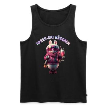 Après-Ski Bunny Cool avec Cocktail Ski Party - Débardeur bio Premium Homme - noir - Devant - Michal (187cm)