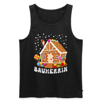 Lebkuchenhaus Bauherrin Lebkuchengebäck Backen - Männer Premium Bio Tank Top - Schwarz - Vorne - Michal (187cm)