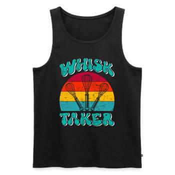 Bäcker Whisk Taker Backliebhaber Backen Teig - Männer Premium Bio Tank Top - Schwarz - Vorne - AI Model Male 178 light (178cm)