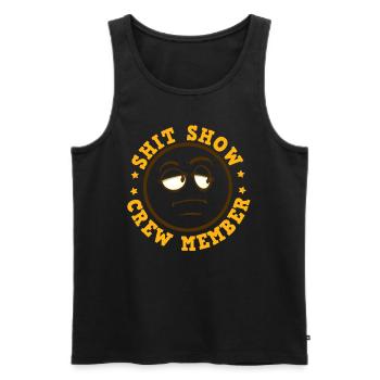 Arbeitskollegen Shit Show Teammitglied Lustiges - Männer Premium Bio Tank Top - Schwarz - Vorne - AI Model Male 178 light (178cm)