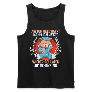 I can go back to bed Abi - Men's Premium Organic Tank Top - black - Front - Michal (187cm)