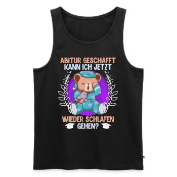 I can go back to bed Abi - Men's Premium Organic Tank Top - black - Front - Michal (187cm)