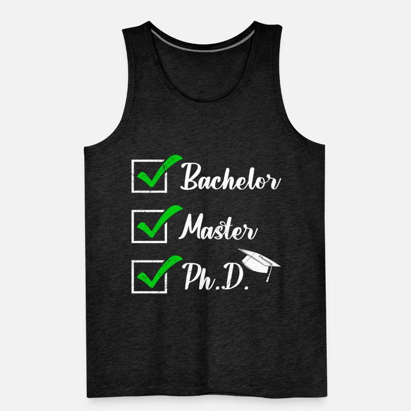 Doctoral Thesis Passed Bachelor Master Dr. Men's Premium Organic Tank Top