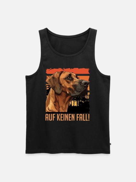 Rhodesian Ridgeback AUF KEINEN FALL! Ridgeback - Männer Premium Bio Tank Top - Schwarz