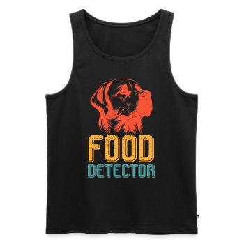 Labrador FUTTER AUFSPÜRER Lustiges Labrador - Männer Premium Bio Tank Top - Schwarz - Vorne - AI Model Male 178 light (178cm)