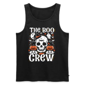 Halloween Costume Kids THE BOO CREW Fun - Men's Premium Organic Tank Top - black - Front - Michal (187cm)