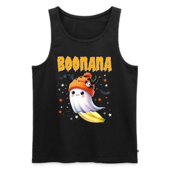 Halloween Kostüm Kinder BOONANA Lustiges - Männer Premium Bio Tank Top - Schwarz - Vorne - Michal (187cm)