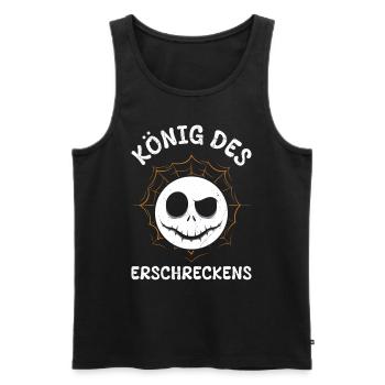 Costume d’Halloween Enfants KING OF SCARE - Débardeur bio Premium Homme - noir - Devant - AI Model Male 178 light (178cm)