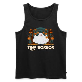 Halloween Party TINY HORROR Halloween Costume - Men's Premium Organic Tank Top - black - Front - Michal (187cm)
