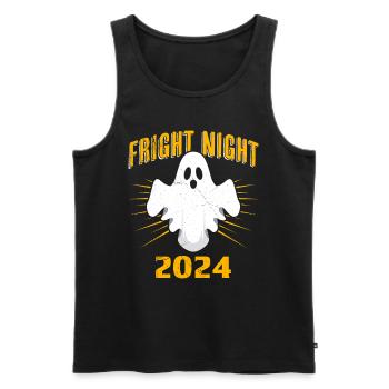 Halloween Costume Kids FRIGHT NIGHT 2024 - Men's Premium Organic Tank Top - black - Front - AI Model Male 178 light (178cm)