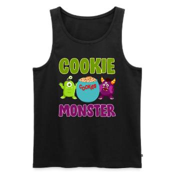 Costume d’Halloween Drôle Halloween - Débardeur bio Premium Homme - noir - Devant - Michal (187cm)