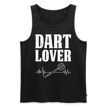 Dart Spieler DART LOVER Lustiges Darts Fan - Männer Premium Bio Tank Top - Schwarz - Vorne - Michal (187cm)