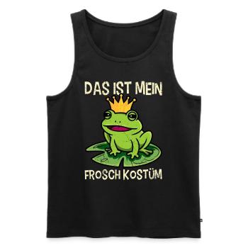 Karneval Party DAS IST MEIN FROSCHKOSTÜM Lustiges - Männer Premium Bio Tank Top - Schwarz - Vorne - Michal (187cm)