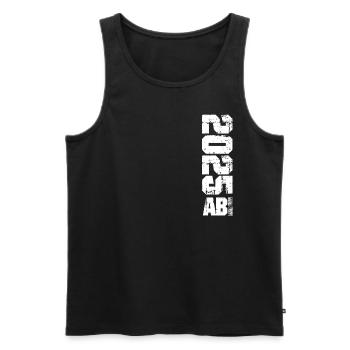ABI 2025 Abitur Abschluss Lustiges Abiturienten - Männer Premium Bio Tank Top - Schwarz - Vorne - Michal (187cm)