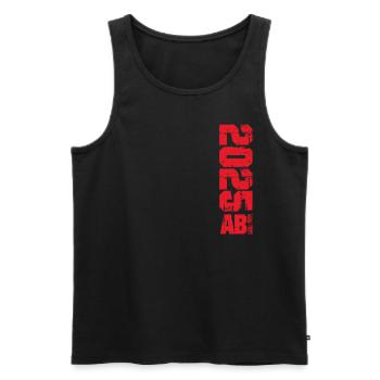 ABI 2025 Abitur Abschluss Lustiges Abiturienten - Männer Premium Bio Tank Top - Schwarz - Vorne - Michal (187cm)