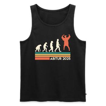 ABITUR 2025 ABI Abiturienten Lustiges Abi - Männer Premium Bio Tank Top - Schwarz - Vorne - Michal (187cm)