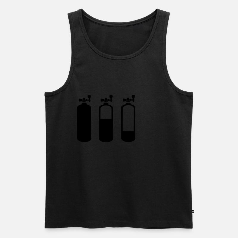 2541614 129753107 tauchen - Männer Premium Bio Tank Top - undefined