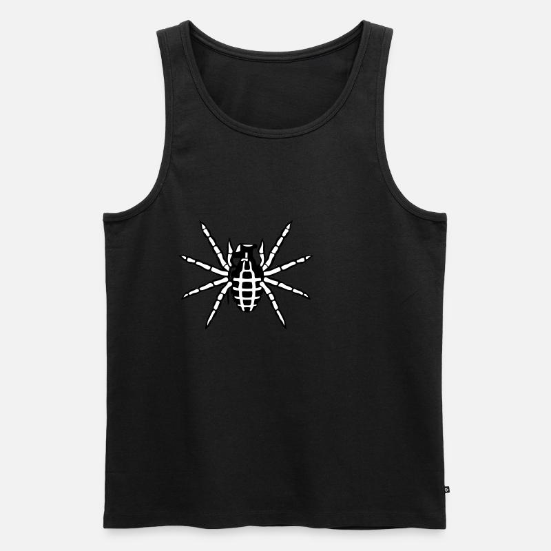 Spinnengranatenwaffe - Männer Premium Bio Tank Top - undefined