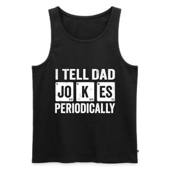 Best Dad Father Daddy Husband Father´s Day - Men's Premium Organic Tank Top - black - Front - Michal (187cm)