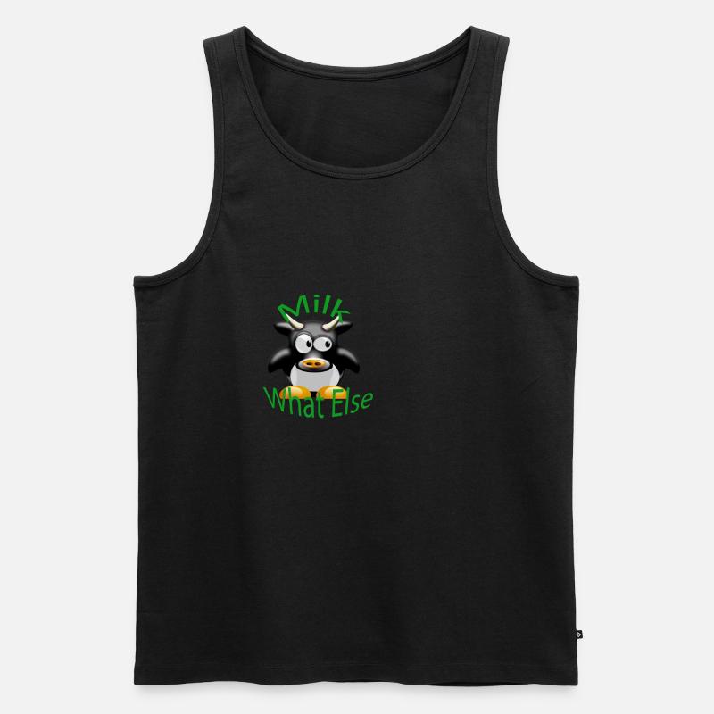 Kuh what Else - Männer Premium Bio Tank Top - undefined