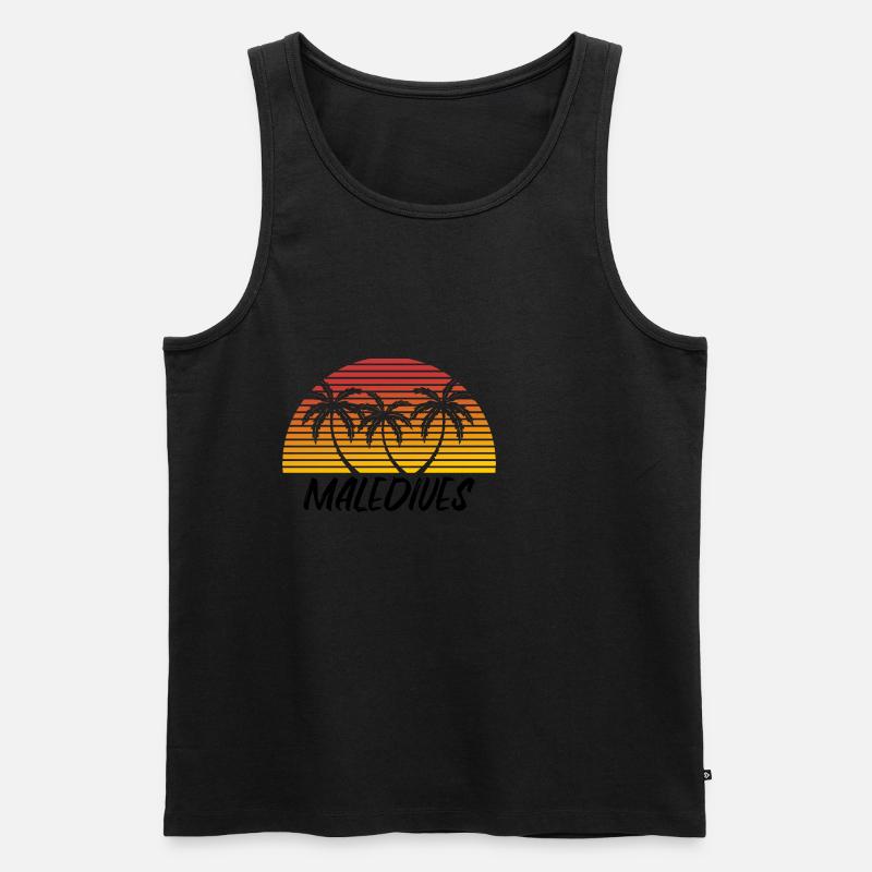 Malediven - Männer Premium Bio Tank Top - undefined