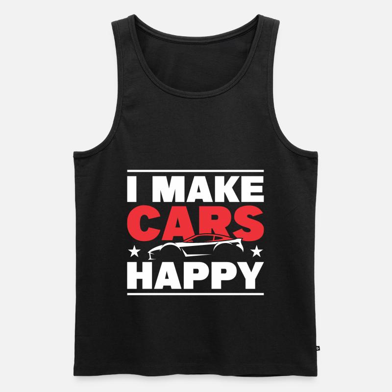Autoaufbereiter Professionelle Autopflege Geschenk - Männer Premium Bio Tank Top - Schwarz