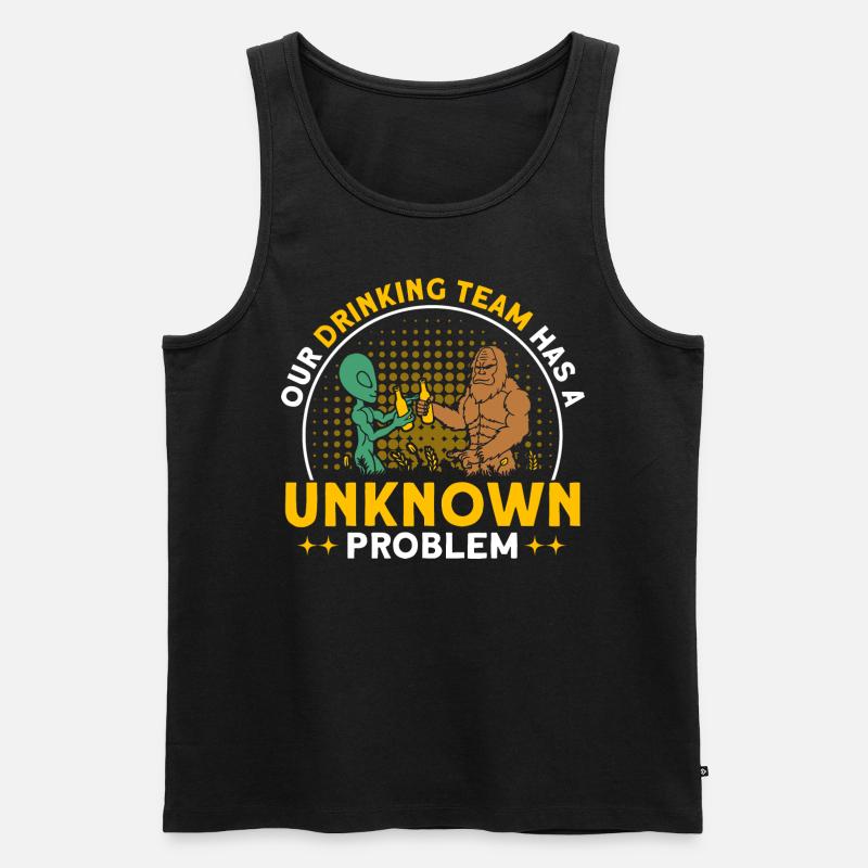 Kryptozoologie Kryptoide Monster Nerd Geschenk - Männer Premium Bio Tank Top - Schwarz
