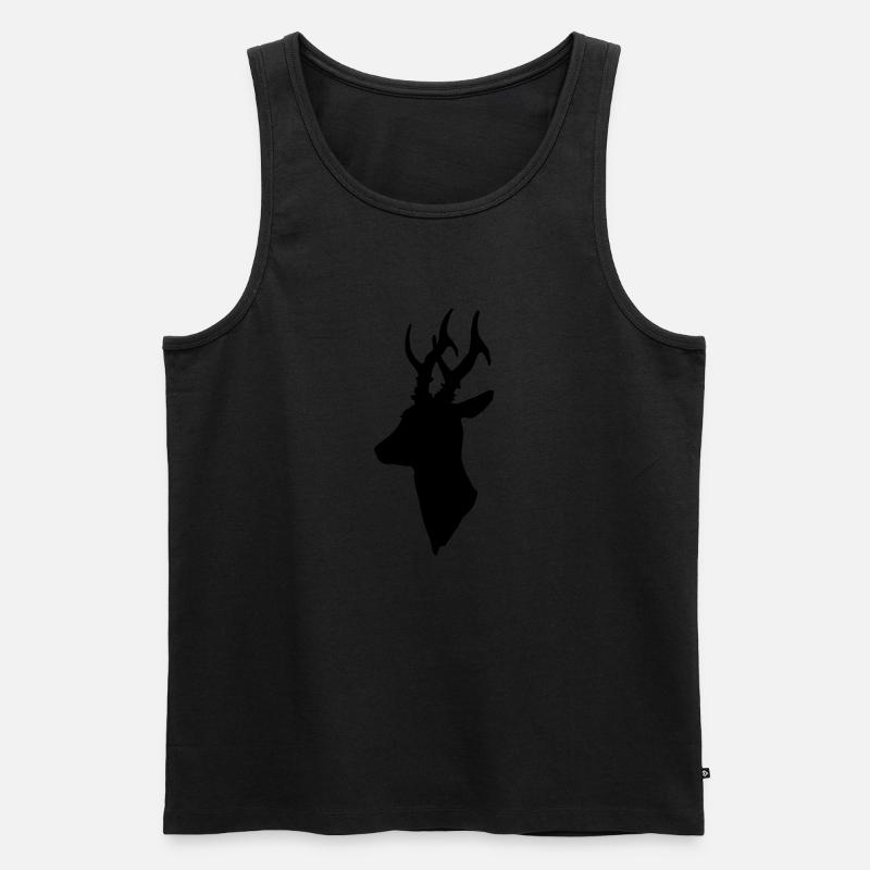 Roebuck - Débardeur bio Premium Homme - noir
