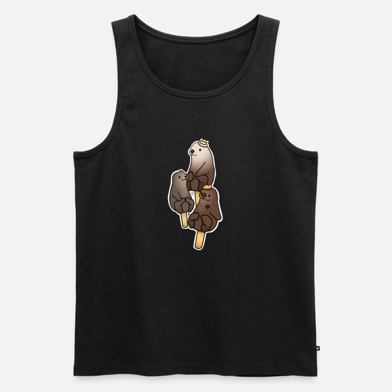 Tazz Talks | Puppet Time - Men's Premium Organic Tank Top - black