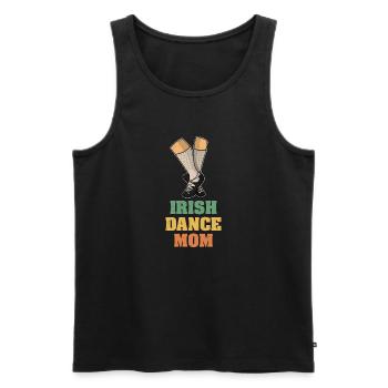 Ireland Irish Dance Girl Dancer Dance - Men's Premium Organic Tank Top - black - Front - Michal (187cm)