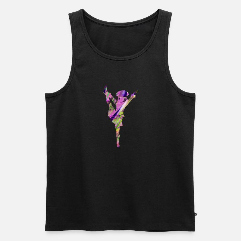 Guard Dance,Guard Dancer,Carnival,Carnival,Graffiti - Men's Premium Organic Tank Top - black