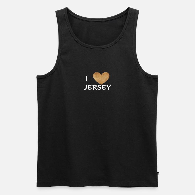 Jersey - Männer Premium Bio Tank Top - Schwarz