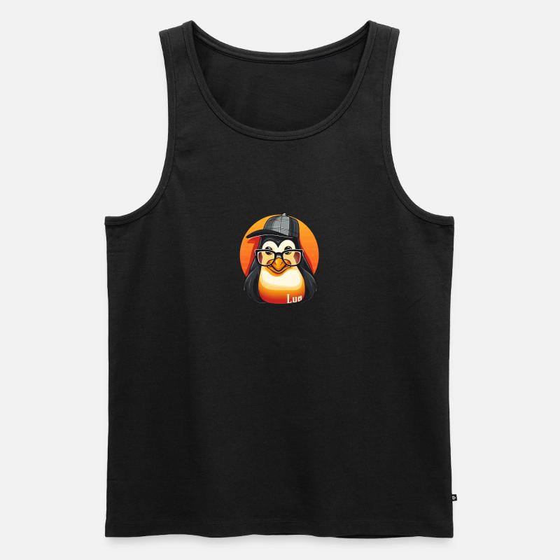 Lua-Linux Fusion: Für Technik-Enthusiasten - Männer Premium Bio Tank Top - Schwarz