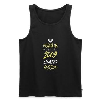 2009 limited edition - Männer Premium Bio Tank Top - Schwarz - Vorne - Michal (187cm)