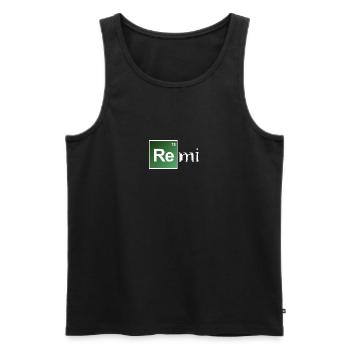 Remi - Débardeur bio Premium Homme - noir - Devant - Michal (187cm)
