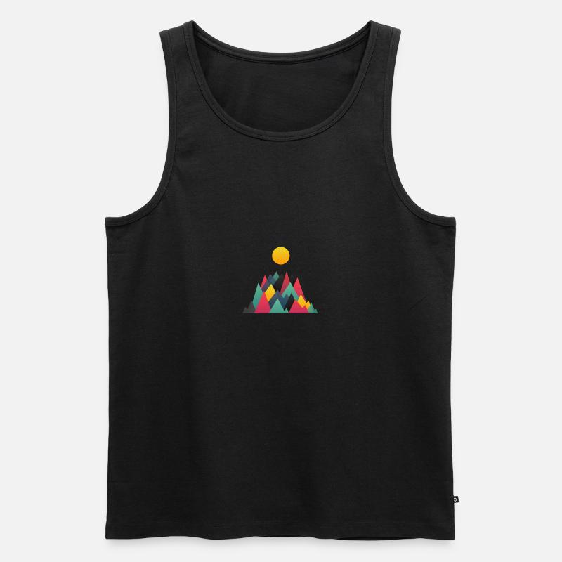 Gebirge - Männer Premium Bio Tank Top - undefined