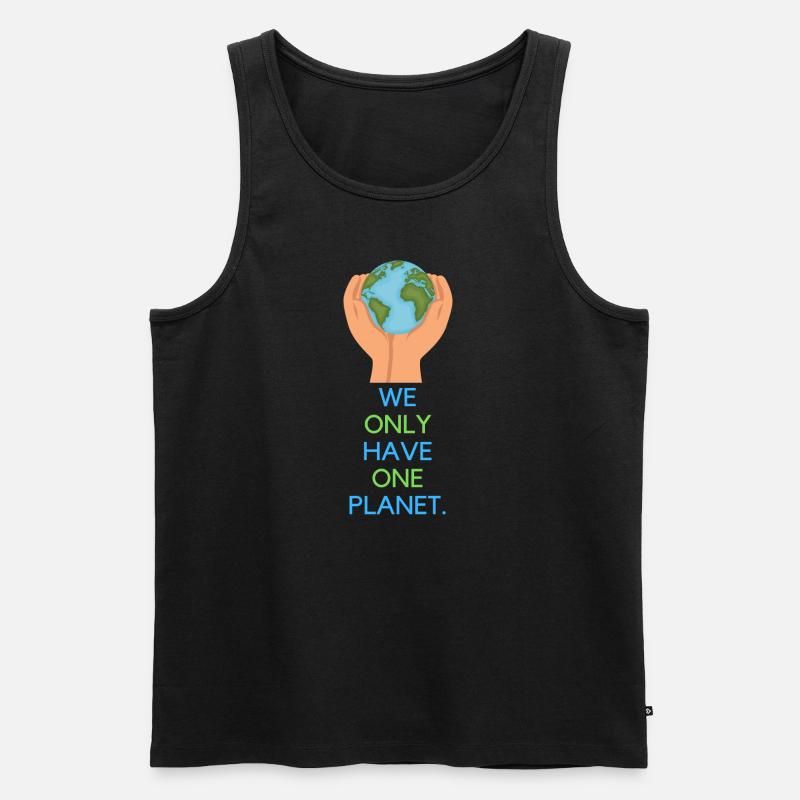 umwelt9 - Männer Premium Bio Tank Top - Schwarz