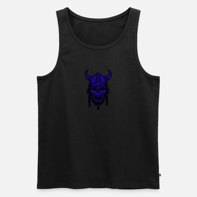 Wikinger - Männer Premium Bio Tank Top - Schwarz