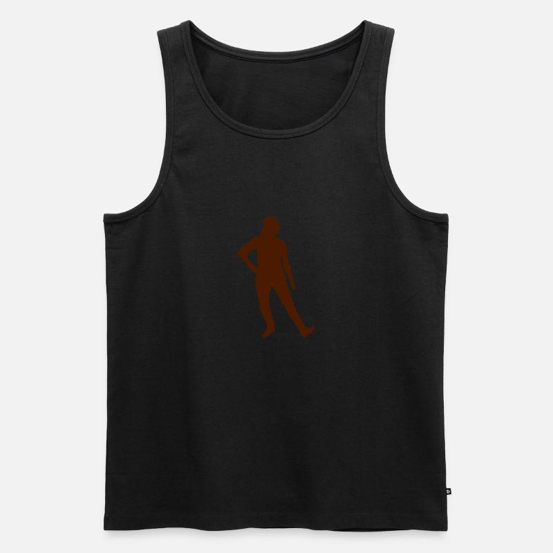 Schattenbildklatscher 1 - Männer Premium Bio Tank Top - undefined
