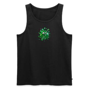 Sick Slimey - Men's Premium Organic Tank Top - black - Front - AI Model Male 178 light (178cm)