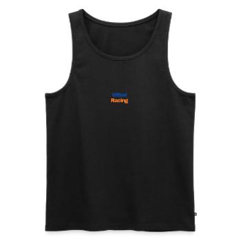 Vittori Racing Logo - Men's Premium Organic Tank Top - black - Front - Michal (187cm)