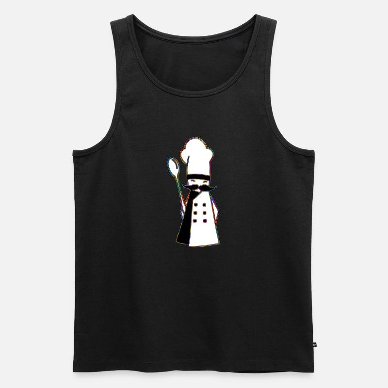 Kochen - Männer Premium Bio Tank Top - Schwarz