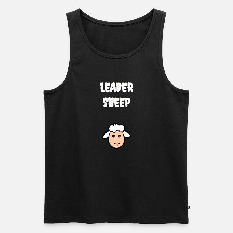 Führschafe - Männer Premium Bio Tank Top - Schwarz