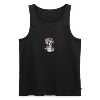 Erinnern Sie sich an Ihren Tod schöne mexikanische - Männer Premium Bio Tank Top - Schwarz - Vorne - AI Model Male 178 light (178cm)