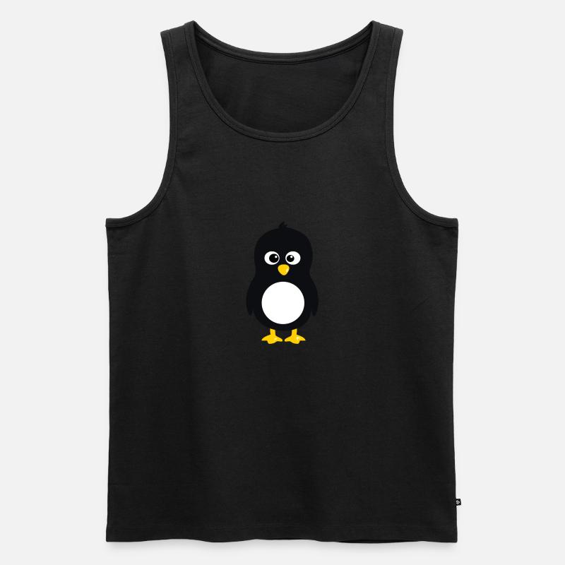 Linux penguin - Men's Premium Organic Tank Top - undefined
